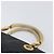 Borsa a mano FENDI Macaroni in pelle nera e oro Auth 199827 Nero D'oro - vista 8