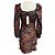 Veronica Beard Flame Red Multi Bellino Kleid Mehrfarben - Ansicht 3