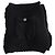 Cachecol Chanel de cashmere preto
