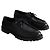 Scarpe stringate Saint Laurent in pelle nera Nero - vista 3