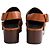 Mules Hermès Hippie in pelle camel Cammello - vista 2