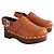 Mules Hermès Hippie in pelle camel Cammello - vista 3