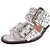 Tacchi Ganni in pelle argento - vista 4