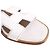 Sandali Oran Hermès in pelle bianchi Bianco - vista 4