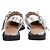 Mules Ganni in pelle argento - vista 2