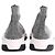 Balenciaga Sneakers Speed argentate Argento - vista 2
