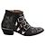 Stivaletti Chloé in pelle nera con fibbia Nero