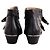 Stivaletti Chloé in pelle nera con fibbia Nero - vista 2