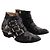 Stivaletti Chloé in pelle nera con fibbia Nero - vista 3