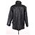 Abrigo de cuero negro Armani Jeans - vista 4