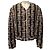 IRO Black Multi Tweed Collarless Lullia Jacket