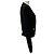 Balmain Rippstrick-Cardigan in Schwarz mit V-Ausschnitt und Goldknöpfen - Ansicht 2
