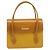 Borsa a mano Burberrys in pelle gialla tono oro Auth 199859A Giallo - vista 13