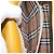 Borsa a mano Burberrys in pelle gialla tono oro Auth 199859A Giallo - vista 21
