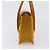 Borsa a mano Burberrys in pelle gialla tono oro Auth 199859A Giallo - vista 3