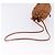 Borsa a tracolla MCM Vicetos PVC Pelle Marrone Tono Oro Auth 202272A - vista 7