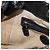 Bolso Tote FENDI Celeria de cuero negro plata Auth 200968A - vista 21