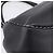 Bolso Tote FENDI Celeria de cuero negro plata Auth 200968A - vista 9