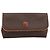 Céline Borsa a pochette CELINE Macadam Canvas PVC Leather Brown Gold Auth ka5944 Marrone D'oro - vista 13