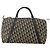 Borsa Boston Christian Dior Trotter Canvas Navy Silver Auth 199570 Argento Blu navy - vista 13