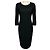 Escada Black Evokunia besticktes Stretch-Jersey Midikleid Schwarz