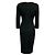 Escada Black Evokunia besticktes Stretch-Jersey Midikleid Schwarz - Ansicht 3