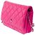Borsa CHANEL Wallet on Chain in Pelle Rosa - 103887 - vista 5
