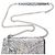 Borsa YVES SAINT LAURENT in Pelle Argentata - 103885 Argento - vista 9