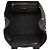 Borsa Tote Satchel Prada in tela Canapa con logo nera Nero - vista 4
