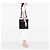 Bolso Tote Vertical Gucci de piel de becerro granulada negra con Web - vista 6