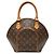 Borsa Louis Vuitton Monogram Ellipse PM Marrone
