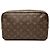 Borsa a pochette Louis Vuitton Monogram Trousse Toilette 28 Marrone