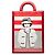 Tote Verticale Chanel Choco Bar Patent Coco Mademoiselle Rossa Rosso