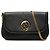 Bolsa de Ombro Gucci Medium 1973 em Pele de Bezerro Preta com Corrente Preto