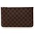 Pouch Louis Vuitton Damier Ebene Neverfull MM marrone