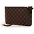 Pouch Louis Vuitton Damier Ebene Neverfull MM marrone - vista 2