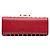 Padlock Borsa a tracolla Gucci Small in pelle rossa con perle e chiusura a lucchetto Rosso - vista 3