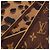 Sciarpa in crepe di seta Louis Vuitton Monogram con stampa leopardata marrone - vista 11