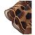 Sciarpa in crepe di seta Louis Vuitton Monogram con stampa leopardata marrone - vista 4
