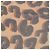 Sciarpa in crepe di seta Louis Vuitton Monogram con stampa leopardata marrone - vista 8