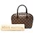 Borsa a mano Mini Sarria Louis Vuitton Damier Ebene Marrone - vista 7