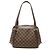 Borsa a tracolla Louis Vuitton Damier Ebene Belem MM Marrone