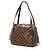 Borsa a tracolla Louis Vuitton Damier Ebene Belem MM Marrone - vista 2