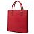 Borsa Tote Burberry in pelle rossa Rosso - vista 2