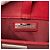 Borsa Tote Burberry in pelle rossa Rosso - vista 5
