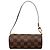 Borsa a mano Louis Vuitton Damier Ebene Papillon Pochette Marrone