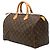 Borsa Boston Louis Vuitton Monogram Speedy 35 Marrone - vista 2
