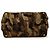 Borsa Tote Prada Large in tela Canapa camouflage stampata marrone - vista 3