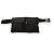 Black Gucci GG Canvas Double Pocket Belt Bag