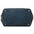Borsa Tote Satchel Prada Denim Canapa Logo blu - vista 3